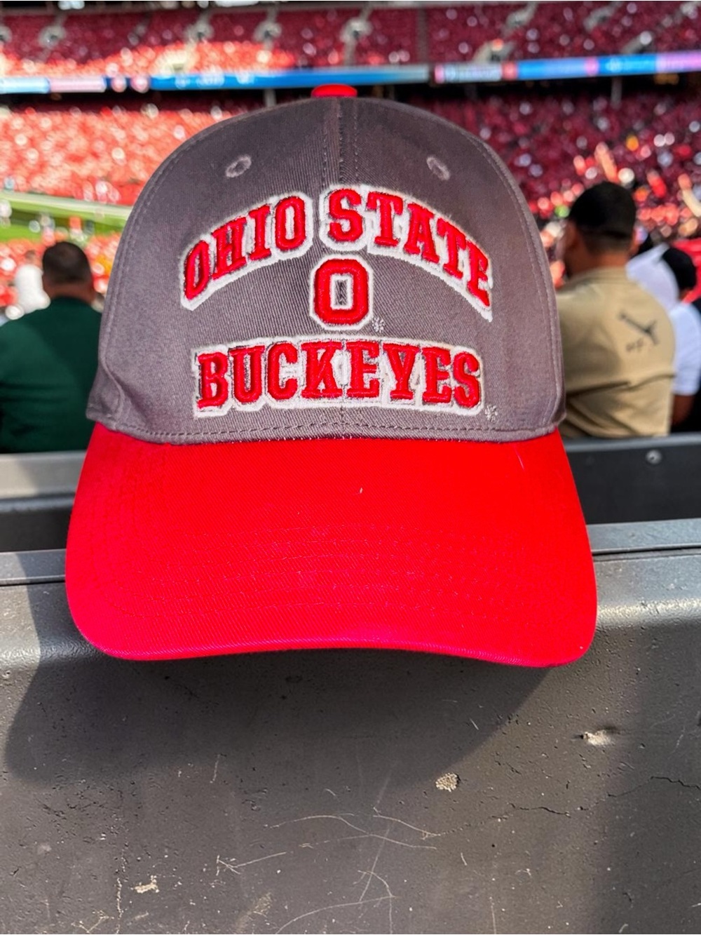 VTG Ohio State Buckeyes Embroidered Logo Adjustable Hat Baseball Cap